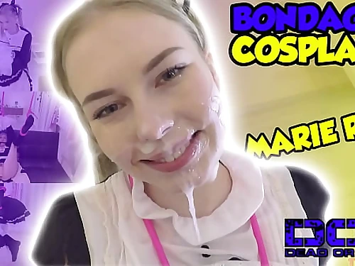 Blonde Costume play Teen Spy missionary with Shibari Bondage String Mimi Cica Trailer#3