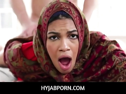 Big rump Arab Step-sister In Hijab Gets Prepped For Arranged Marriage- Maya Farrell